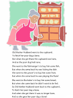 old mother hubbard nursery rhyme activities