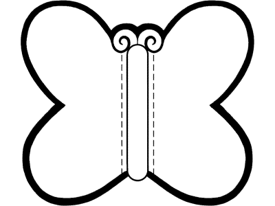 butterfly pattern coloring page