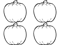 pumpkin small pattern coloring page