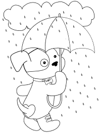 Dogs Coloring Pages and Printable Activities 3