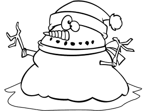 Snow Theme Coloring Pages and Printable Activities P. 3