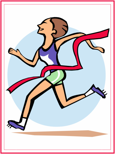 flat race relay coloring page