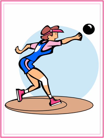 shot put coloring page