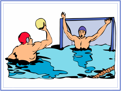 water polo coloring page