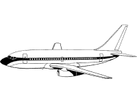 airplane coloring page