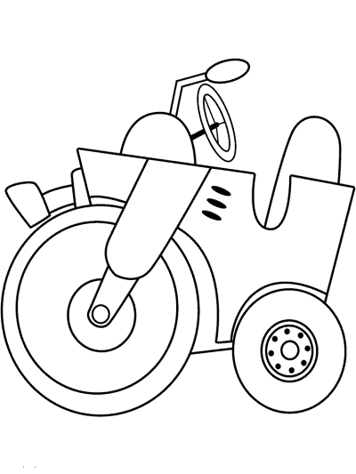 road roller coloring page