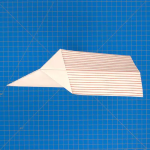 Very easy paper airplane template