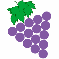 Grapes Circles Craft Printable Activity