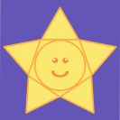 easy shapes star craft