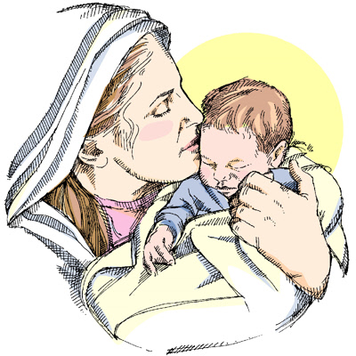 The Birth of Jesus in Rhyme fo Young Children - Mary and Jesus