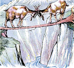 aesop's fable the two goats