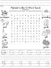 letter word search and handwriting