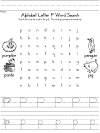 word search and handwriting