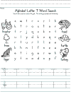 word search and writing