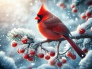 cardinal in winter online puzzle